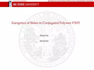 Energetics of States in Conjugated Polymer P3HT