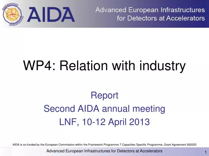 wp4 relation with industry