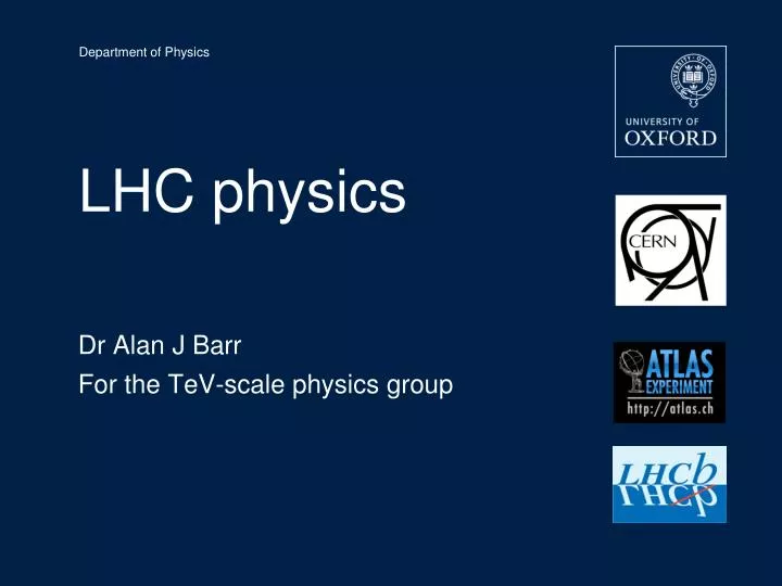 lhc physics
