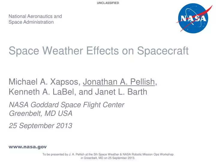 space weather effects on spacecraft
