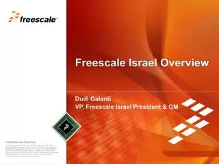 Freescale Israel Overview
