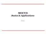 MOCVD Basics &amp; Applications - slide 1