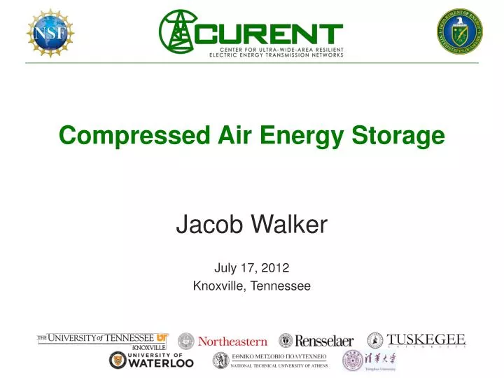 compressed air energy storage