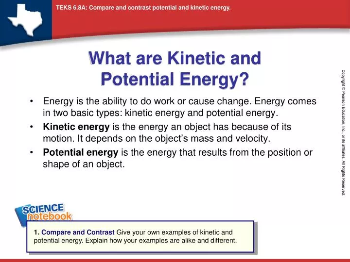 what are kinetic and potential energy