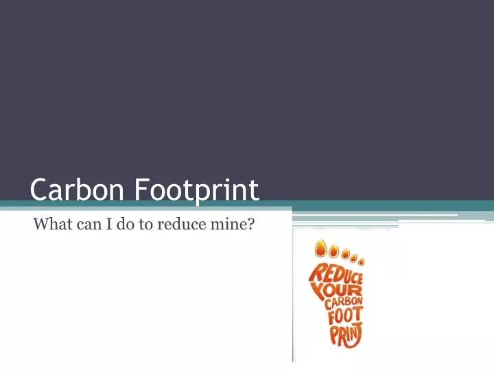 carbon footprint