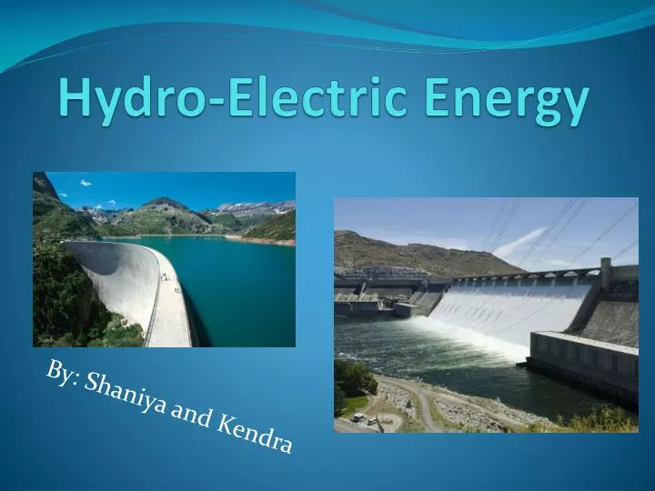 hydro electric energy