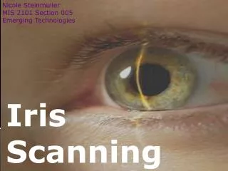 Iris Scanning