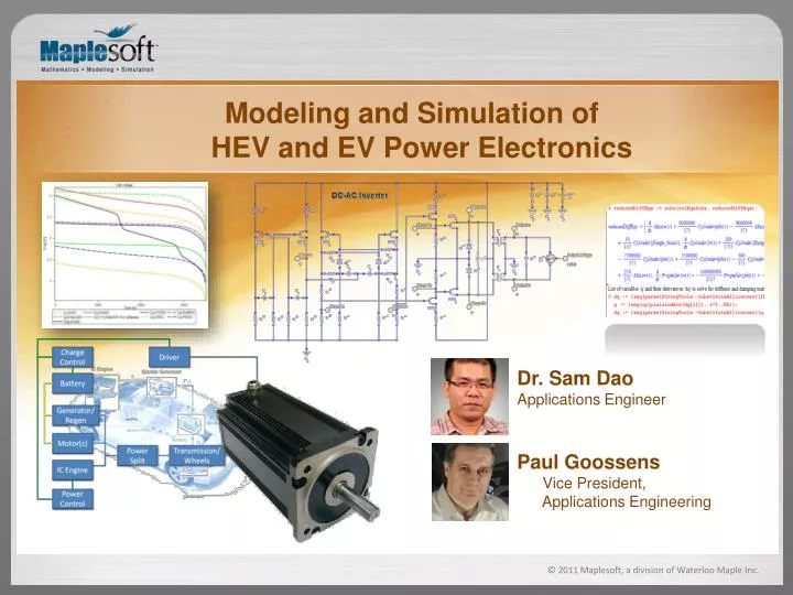 modeling and simulation of hev and ev power electronics