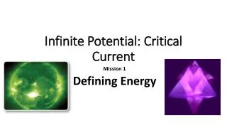 Infinite Potential: Critical Current