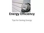 Energy Efficiency - slide 1