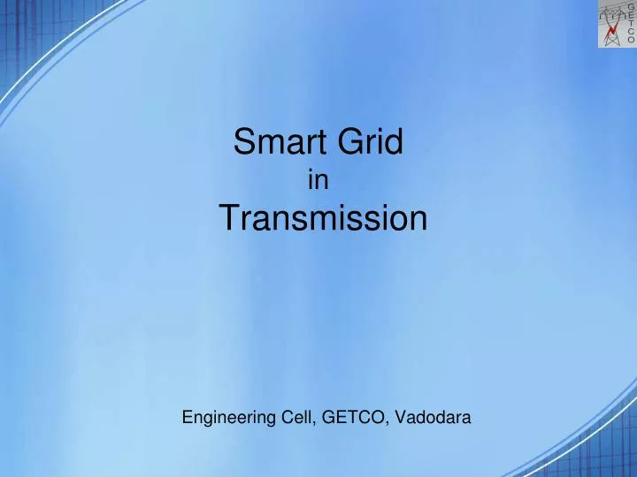 smart grid in transmission