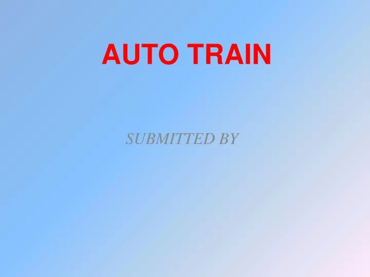 auto train