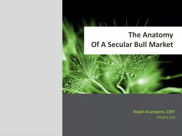 the anatomy of a secular bull market