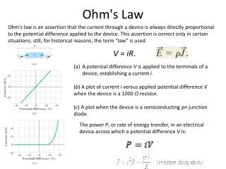 Ohm's Law