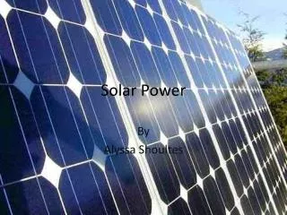 Solar Power