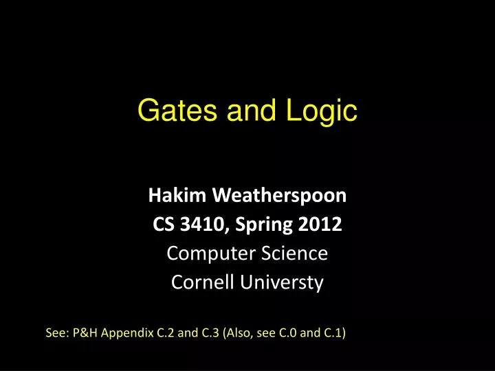 gates and logic