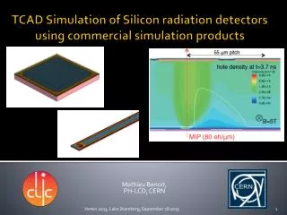 TCAD Simulation of Silicon radiation detectors using commercial simulation products