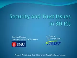 Security and Trust Issues in 3D ICs