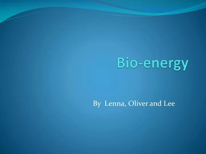 bio energy