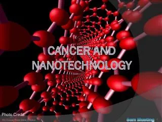 Cancer and Nanotechnology