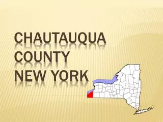Chautauqua County New York