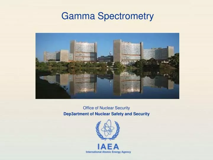 gamma spectrometry