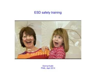 ESD safety training