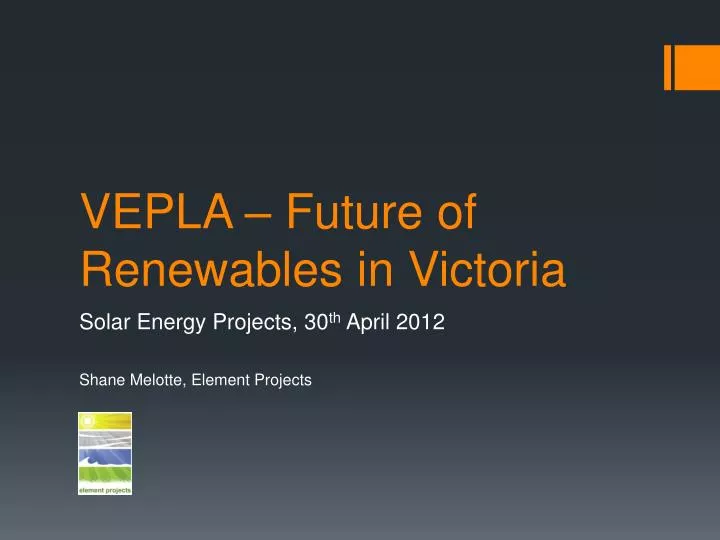 vepla future of renewables in victoria