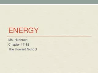 energy