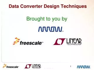 Data Converter Design Techniques