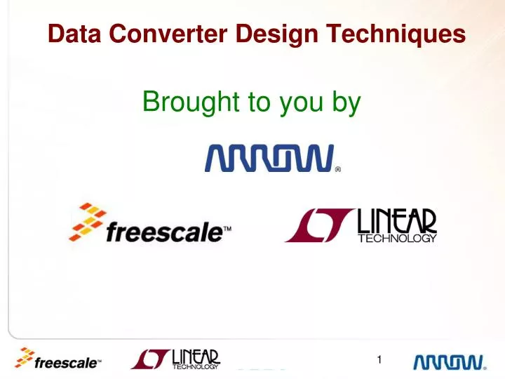 data converter design techniques