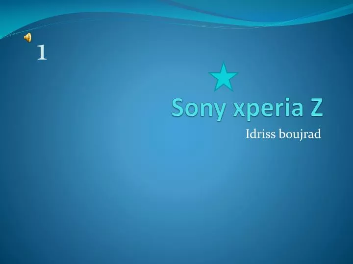 sony xperia z