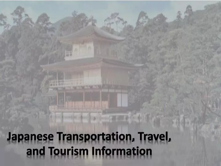 japanese transportation travel and tourism information