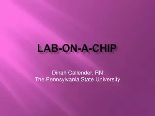 Lab-On-A-Chip
