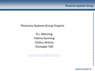 Photonics Systems Group