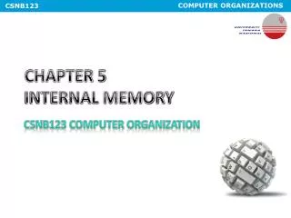 CHAPTER 5 INTERNAL MEMORY