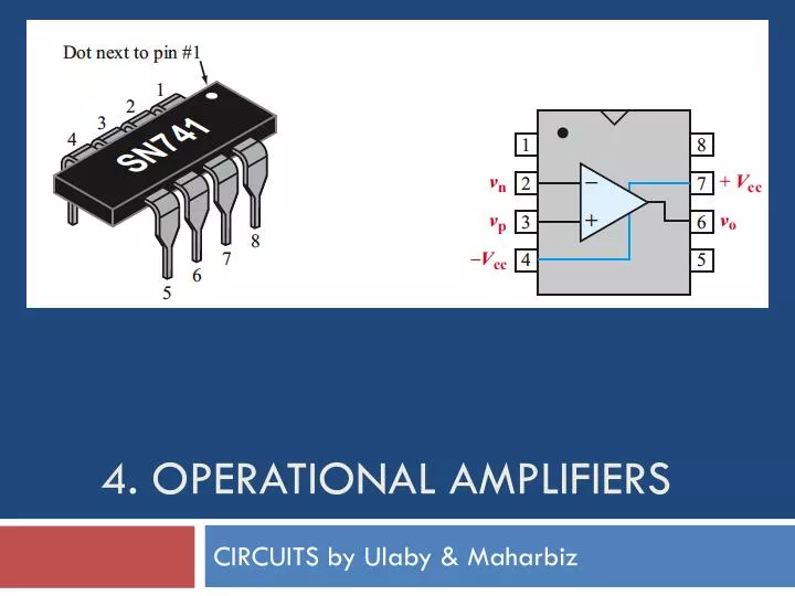 Ppt 4 Operational Amplifiers Powerpoint Presentation Free Download
