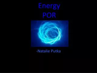 Energy POR