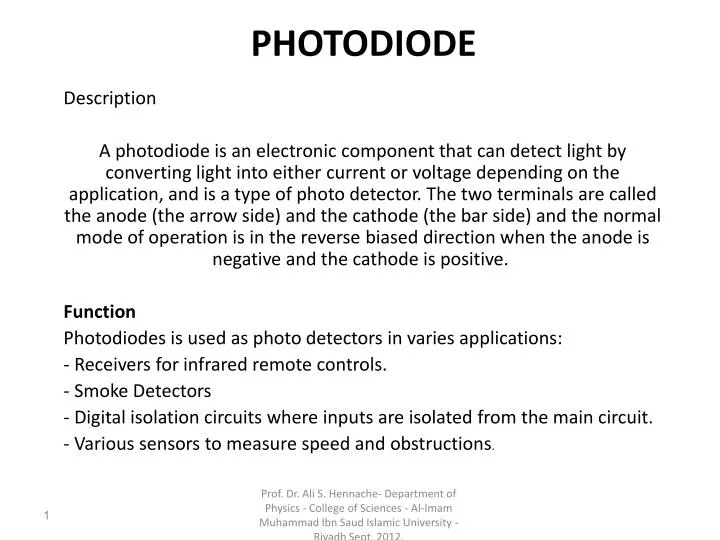 photodiode