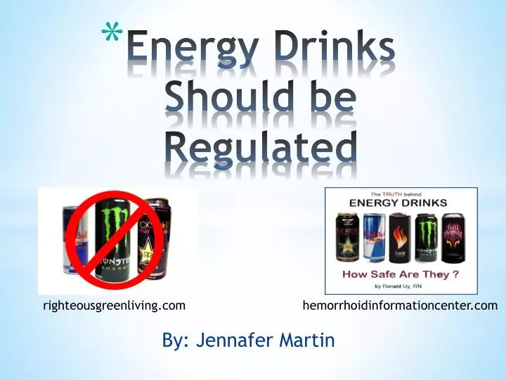 energy drinks should be regulated