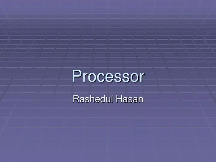 processor