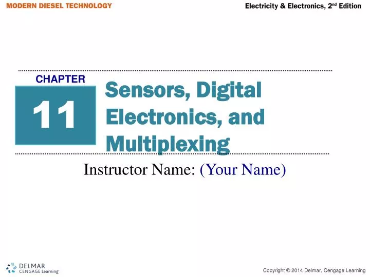 sensors digital electronics and multiplexing
