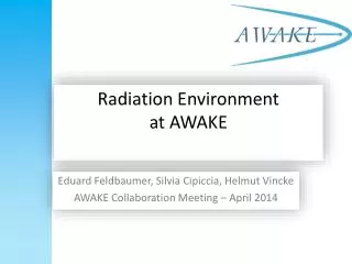 Radiation Environment at AWAKE