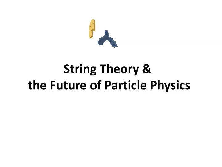 string theory the future of particle physics