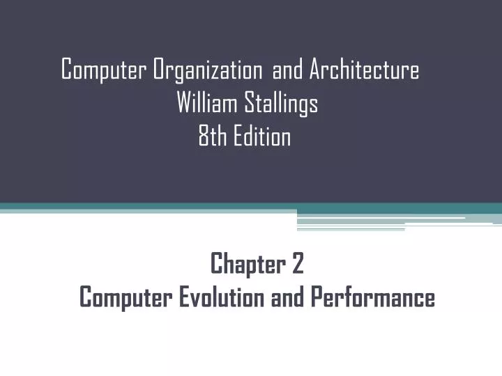 computer organization and architecture william stallings 8th edition