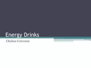 Energy Drinks