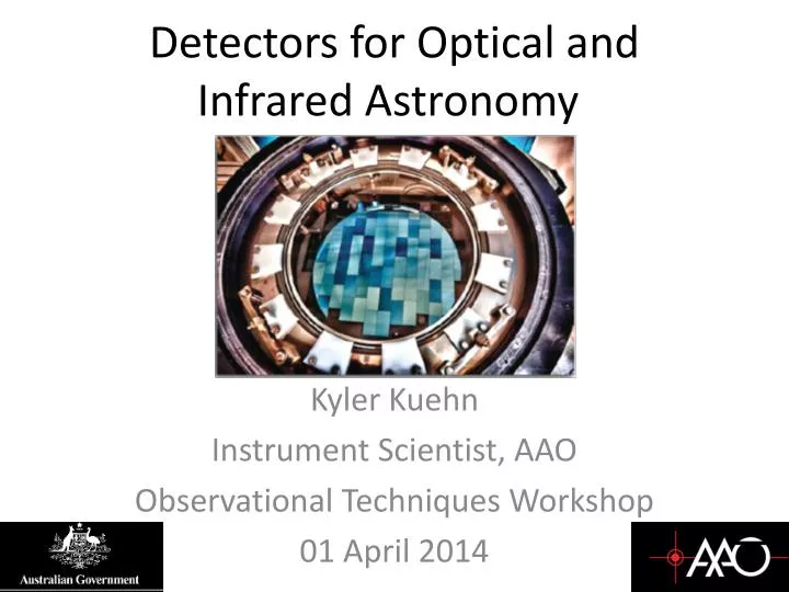 detectors for optical and infrared astronomy