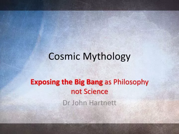 cosmic mythology
