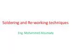 Understanding Soldering and Reworking Techniques - slide 1