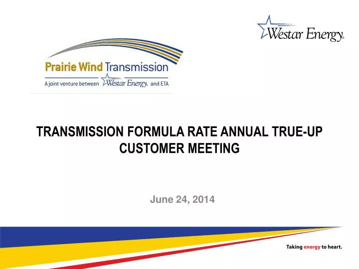 transmission formula rate annual true up customer meeting